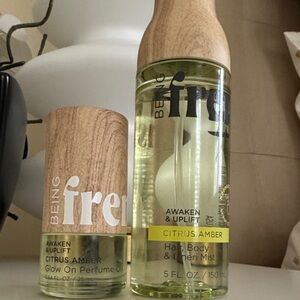 Being Frē Citrus Amber Set